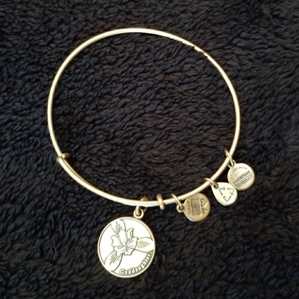 Alex and Ani Gold Goddaughter Bangle